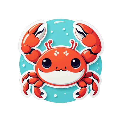 crabe mignon sticker