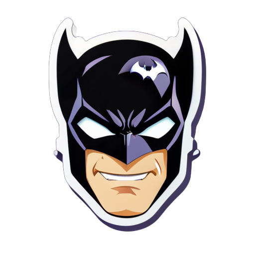 un homme chauve-souris sticker