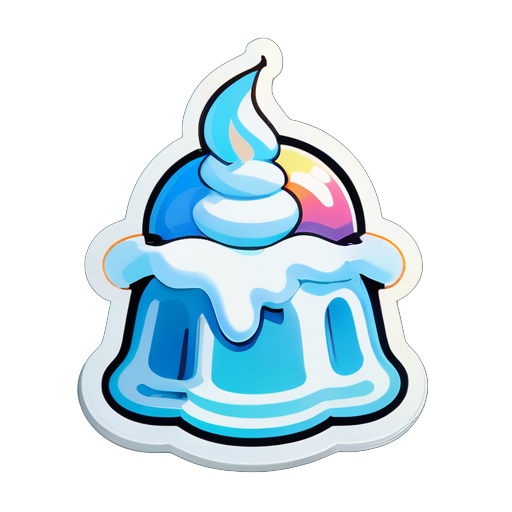 helado suave sticker