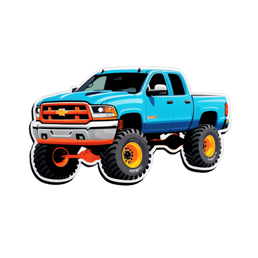 Lifted Truck sticker