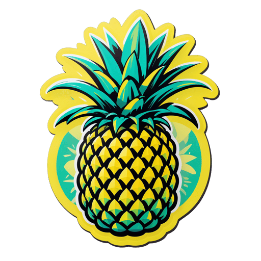 Piña Fresca sticker