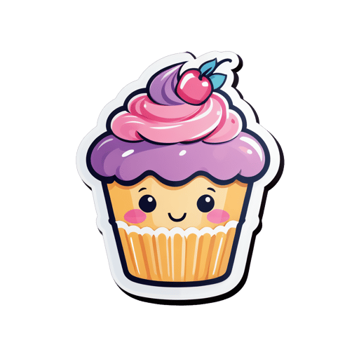 cute Cupcake sticker