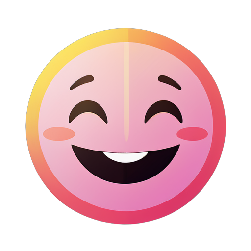 smiling face sticker