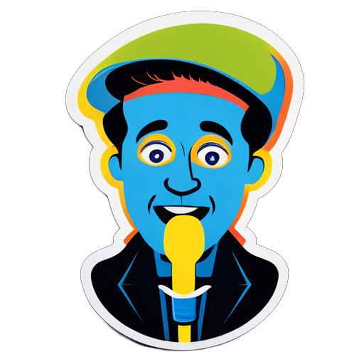 Gran deseo de hacer stand-up comedy sticker