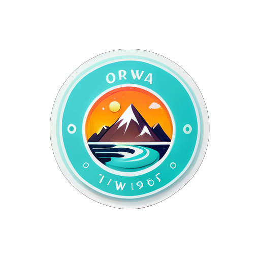 Diseño de logotipo como negocio de tipo Orwa sticker