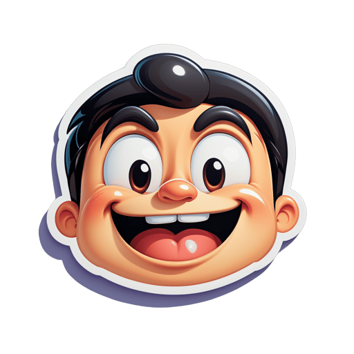 Expresiones de Emoji Goofy sticker