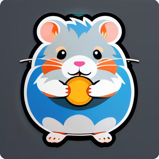 hamster sticker