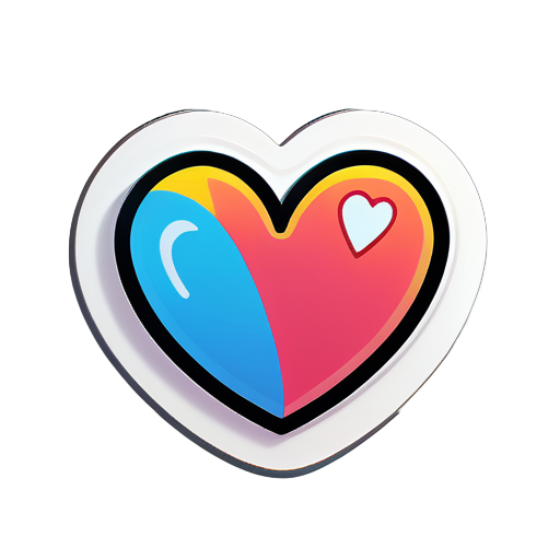 Heart emote
 sticker