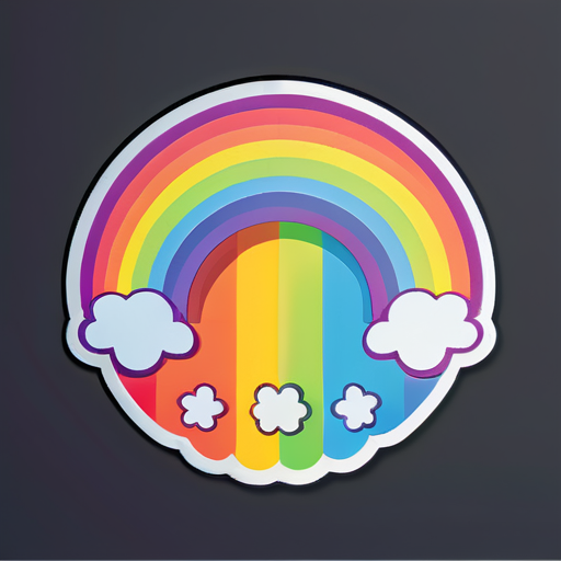 Rainbow sticker