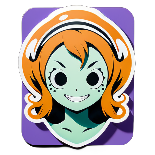 nami de one piece sticker