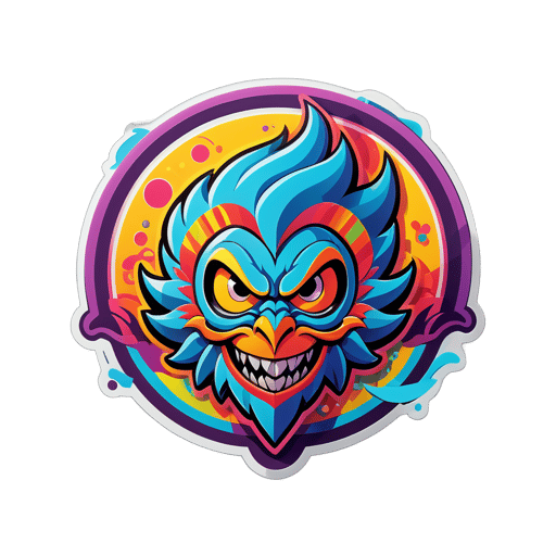 Bright Ahool sticker