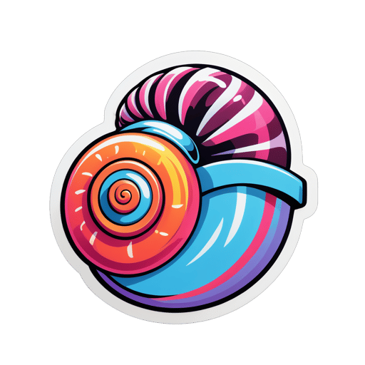 Escargot Turbo sticker