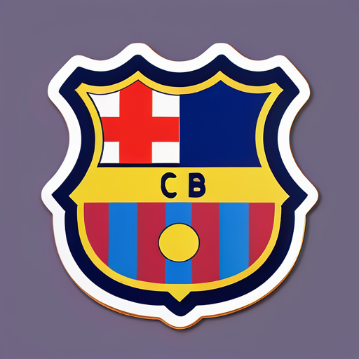 um fã do Barcelona sticker