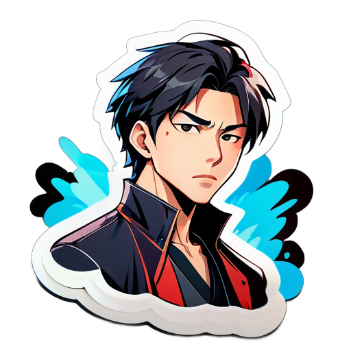 Personagem de Solo Leveling Sung Jin Woo NFT sticker