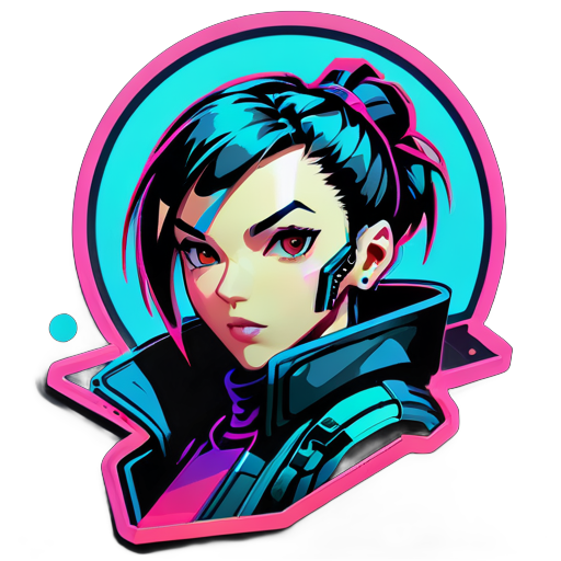 cyberpunk sticker