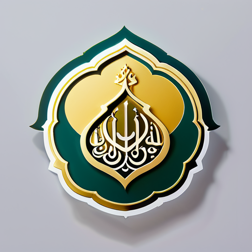 #O Allah, bless Muhammad and the family of Muhammad, Al-Zahra Center and Husseiniya A'# sticker