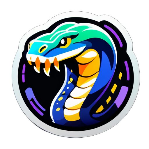 关于 Python 和黑客的贴纸 sticker