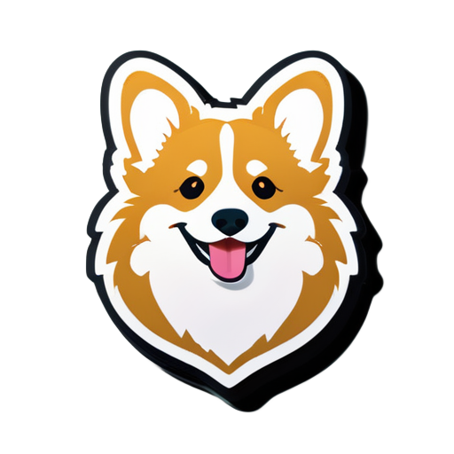 Corgi sticker