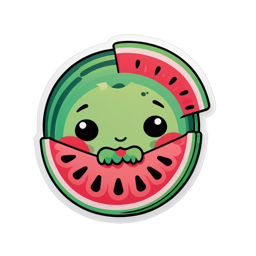 süße Wassermelone sticker