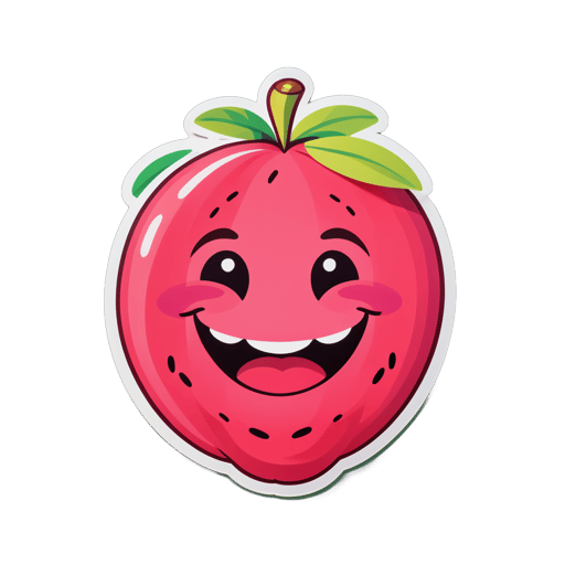 Amused Guava sticker