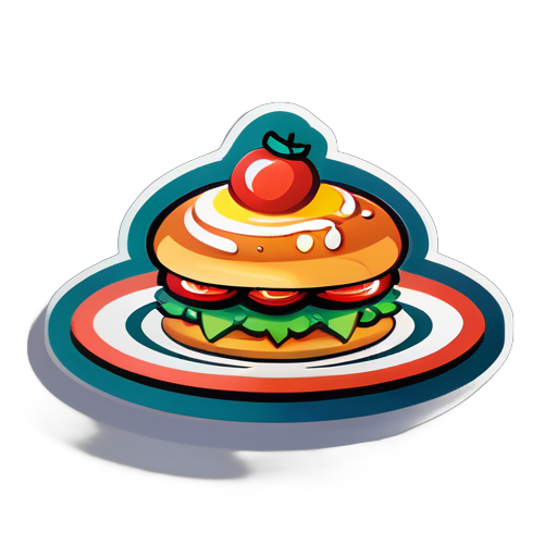 necesito un sitio web para restaurante sticker