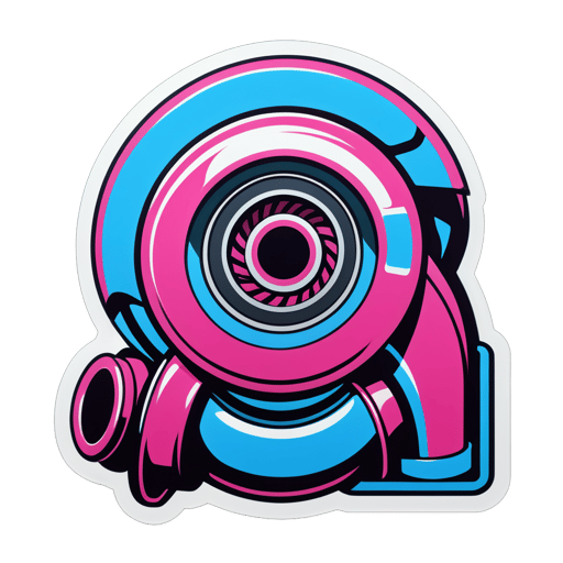 Graphique du turbocompresseur sticker