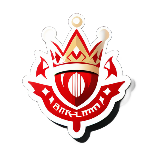 Kings XI cricket logo sticker