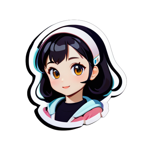 ai 女孩 sticker