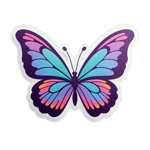 Borboleta Tremulante sticker