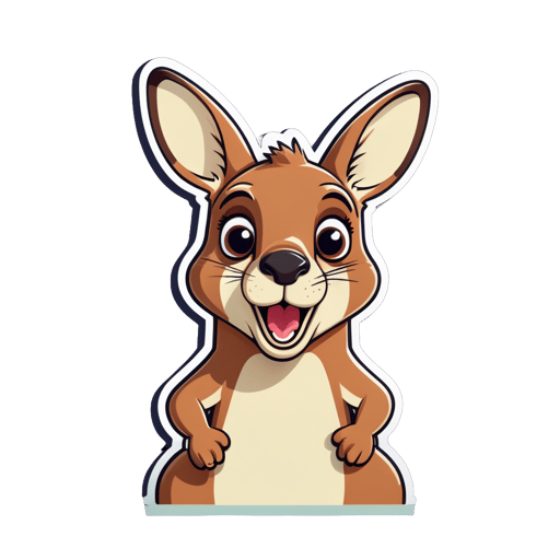 Meme Kangaroo Ngạc Nhiên sticker