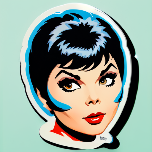 yvonne craig ステッカー sticker