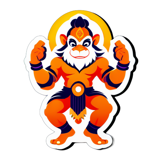 hanuman sticker