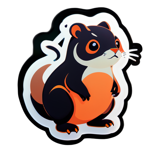 a animal which do not  exist sticker