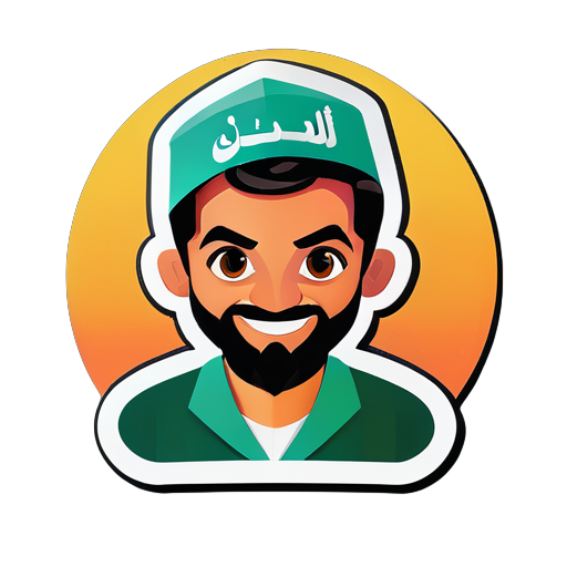 Soy Hamza sticker