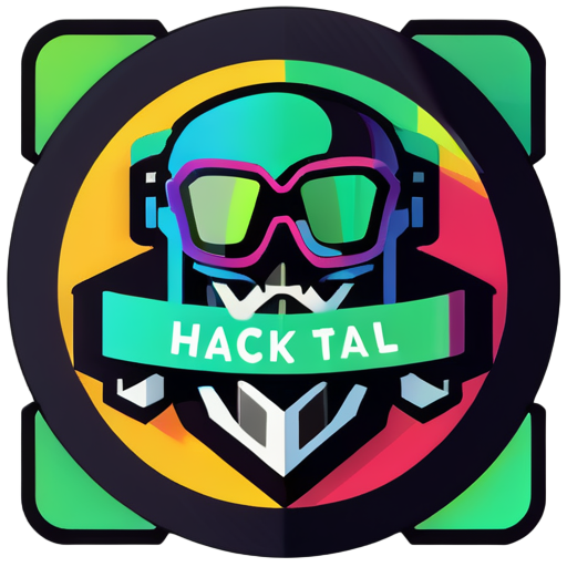 generate a sticker for this year's hacklab, international hacker conference sticker