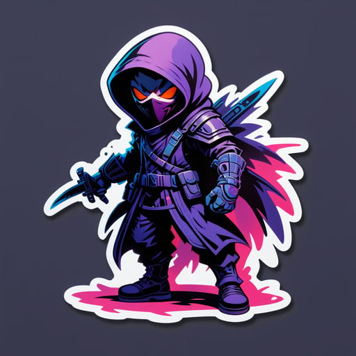 Assassino Sombrio Elusivo sticker