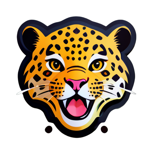 leopard sticker