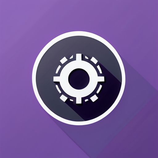 Focus on your project icon sticker