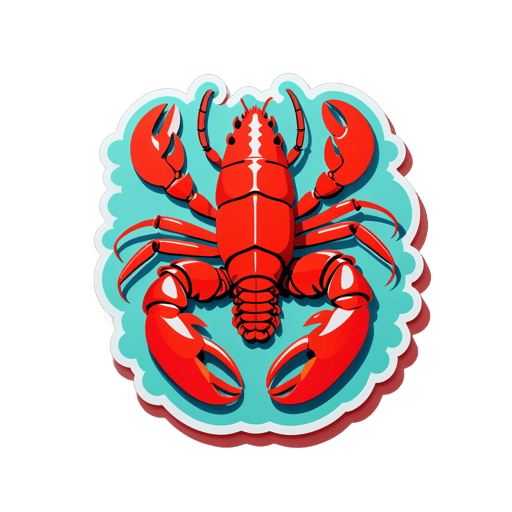 Món ăn ngon lành: 'Delicious Lobster' sticker