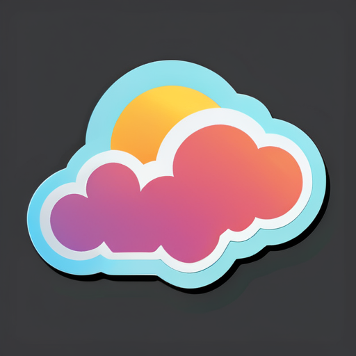 Cloud sticker