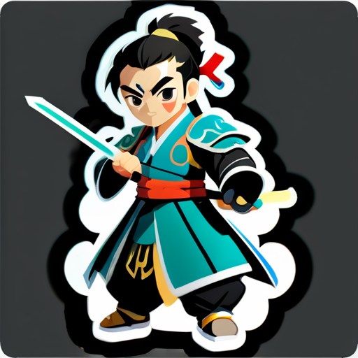 The stickers of 'Sword Dynasty Chen Pingan' sticker