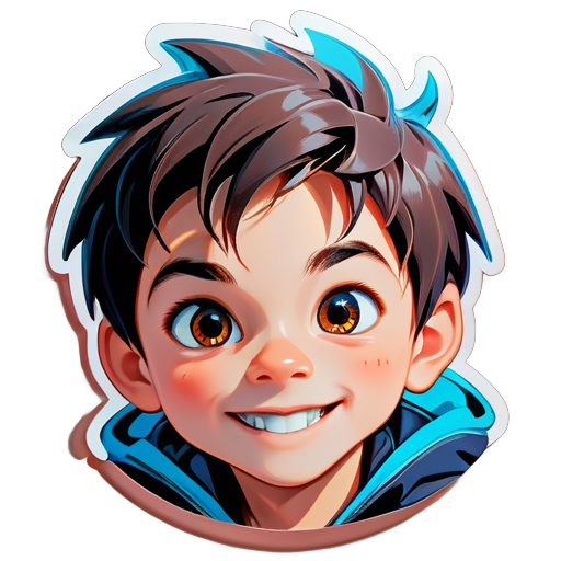 A boy sticker