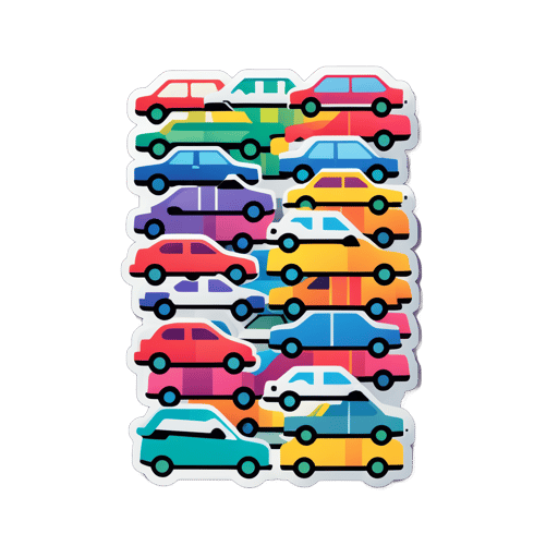 Embouteillage sticker